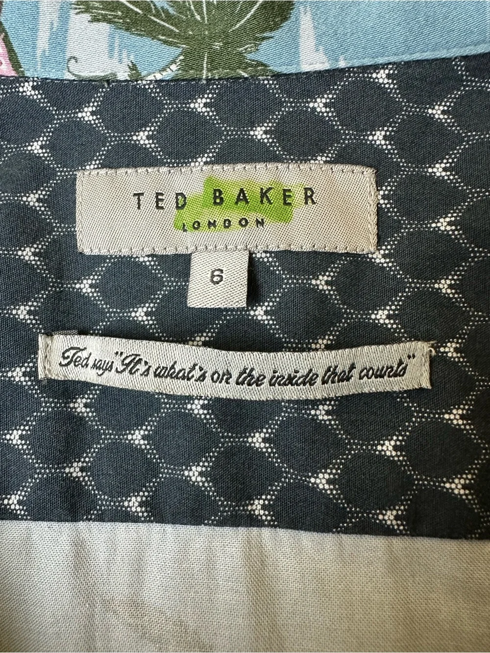 Ted Baker Men’s Tropical Print Short-Sleeve Button-Down Shirt